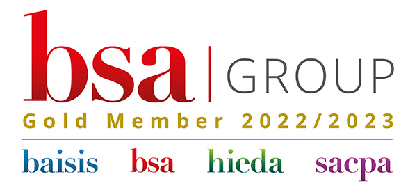 BSA gold logo