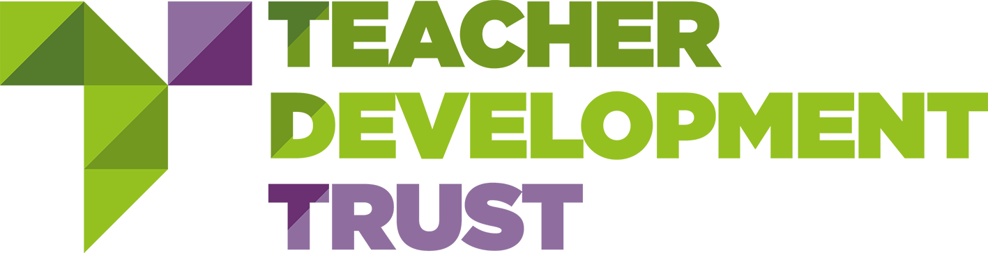 Image of the Teacher Development Trust logo