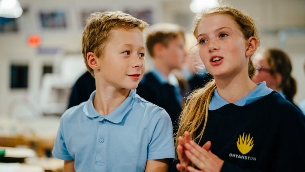 Prep School Boy and Girl