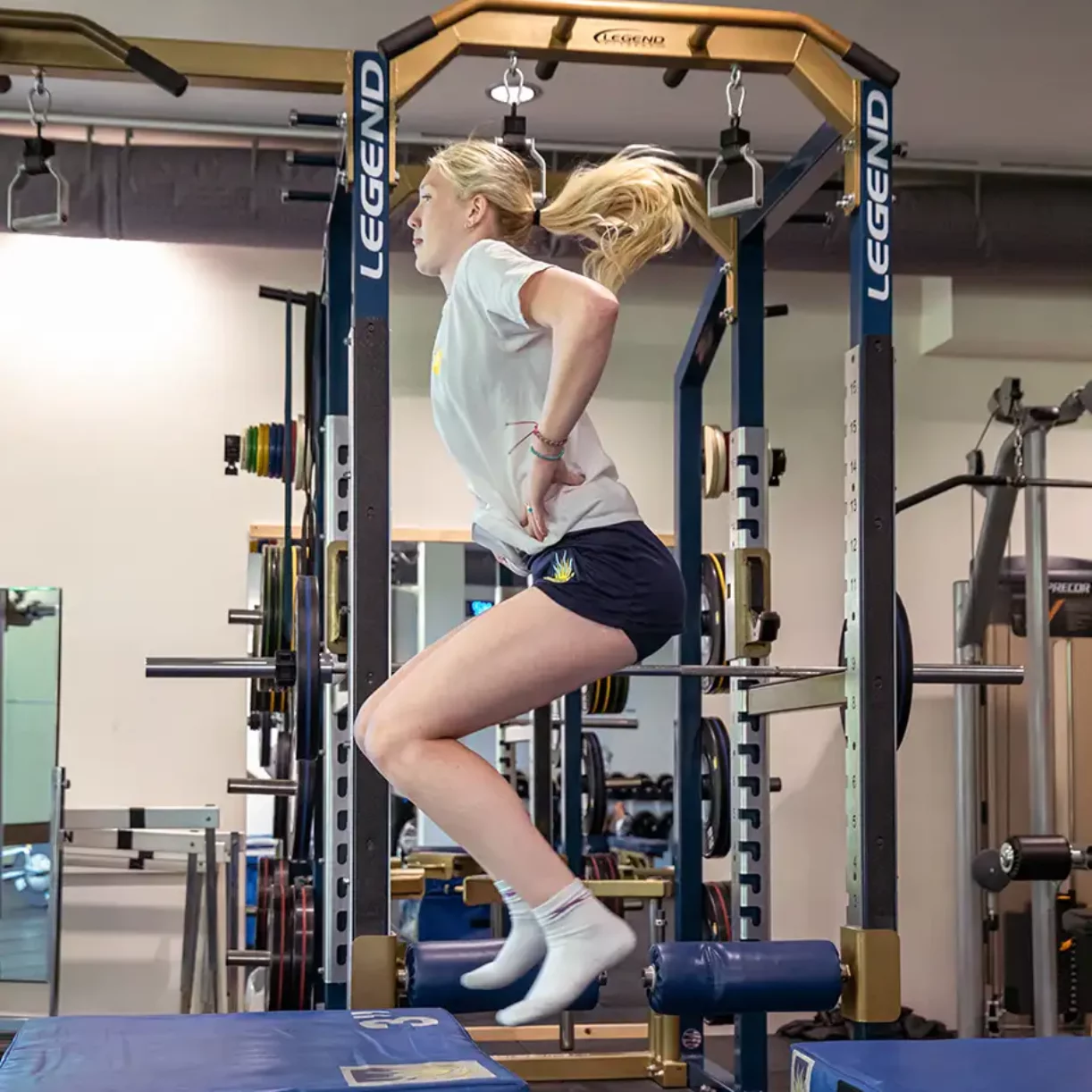 Girl in gym
