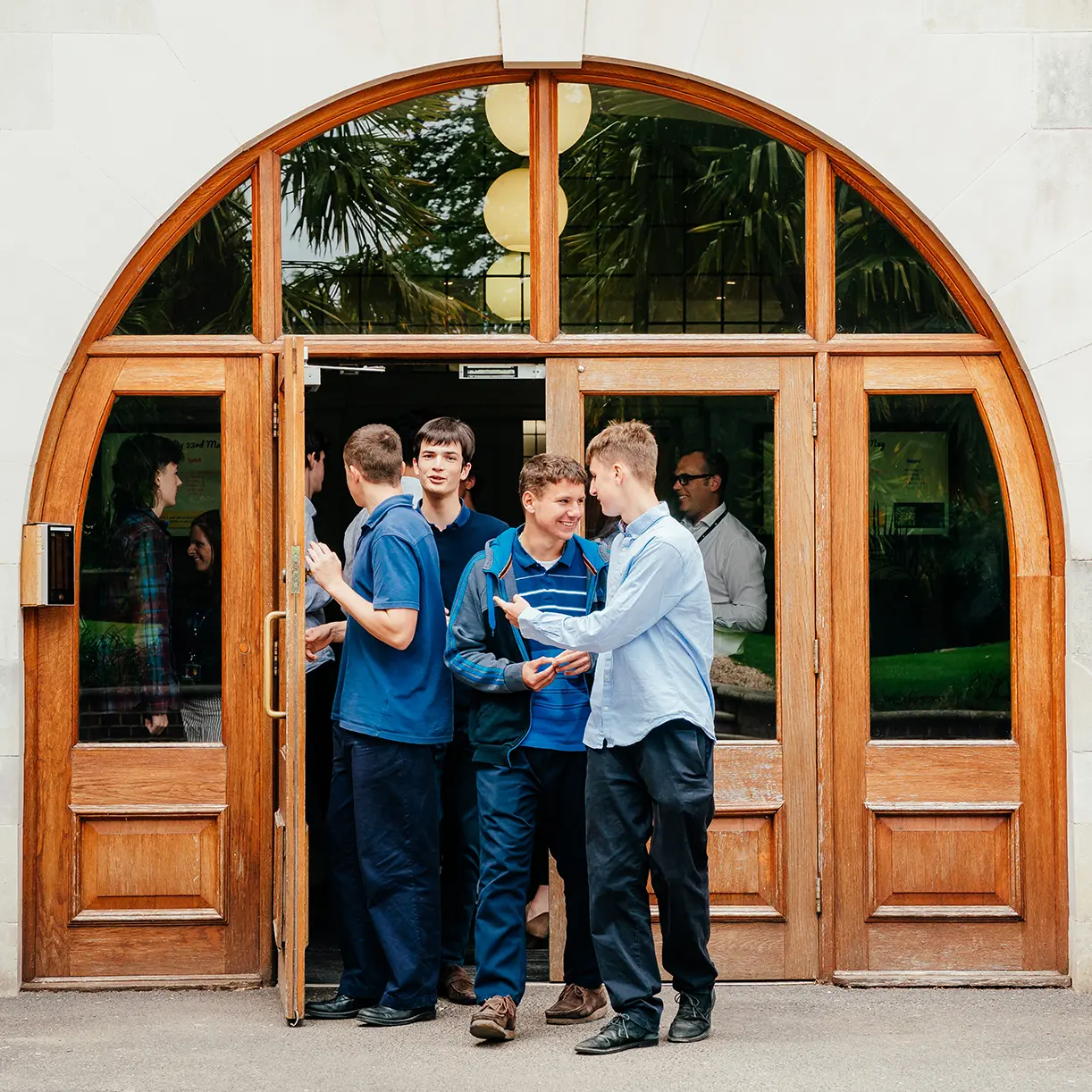 Boys at school