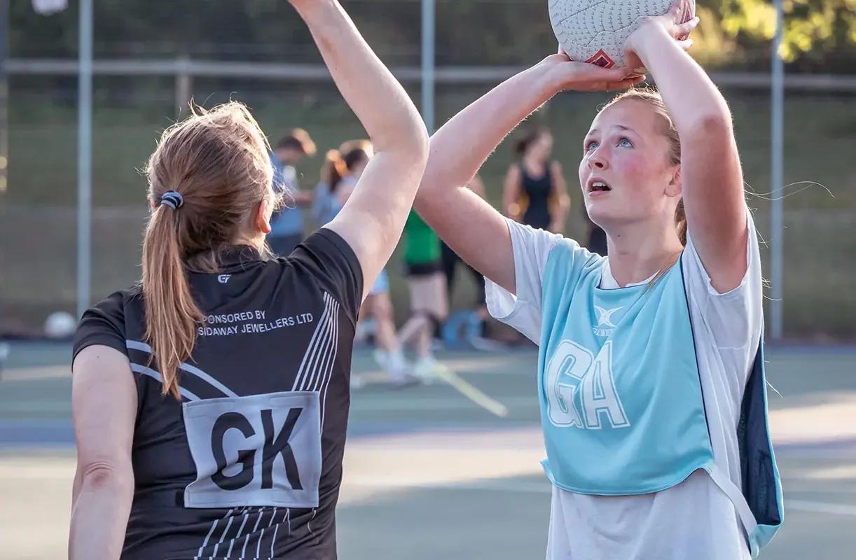 Netball practice