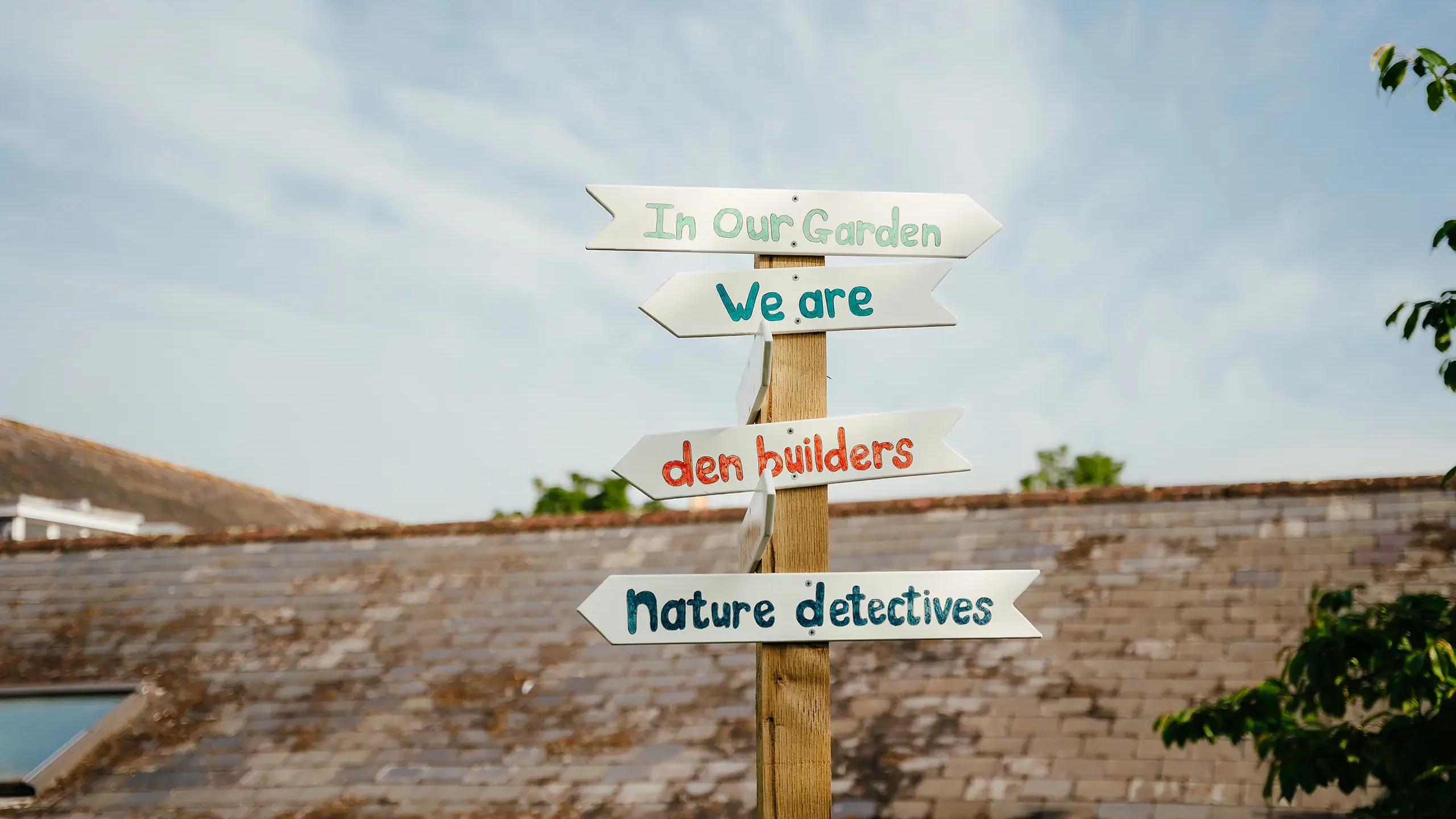Prep school signpost