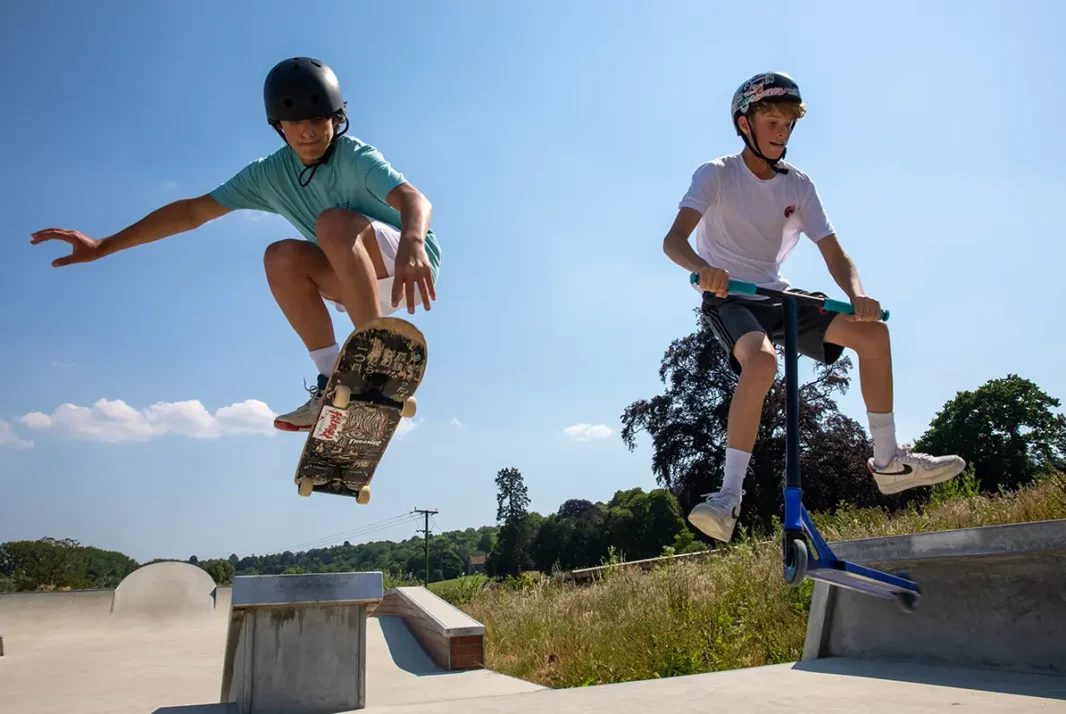 Skateboarding