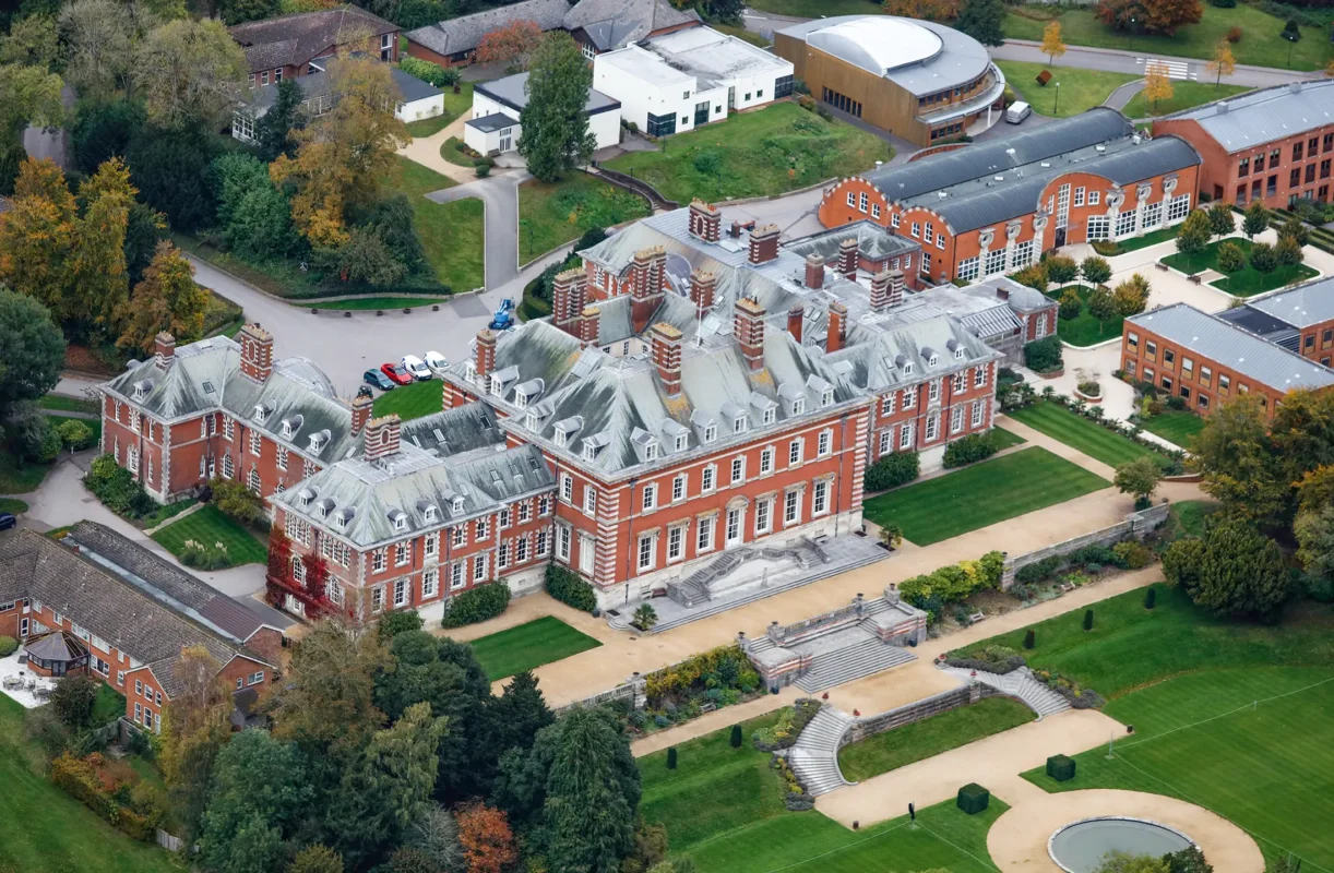 Main school from drone