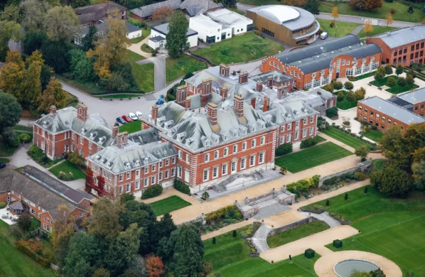 Main school from drone