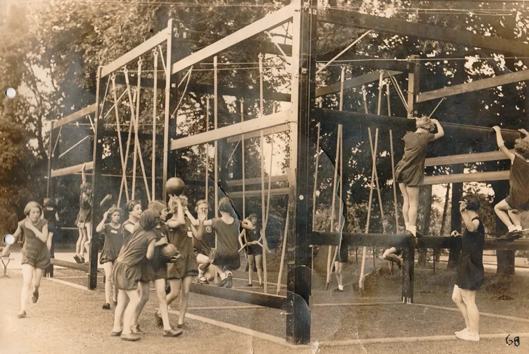 Bryanston Prep History - Climbing Frame 1950s