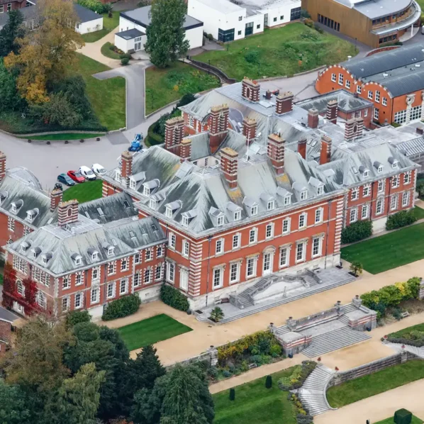 Main school aerial view