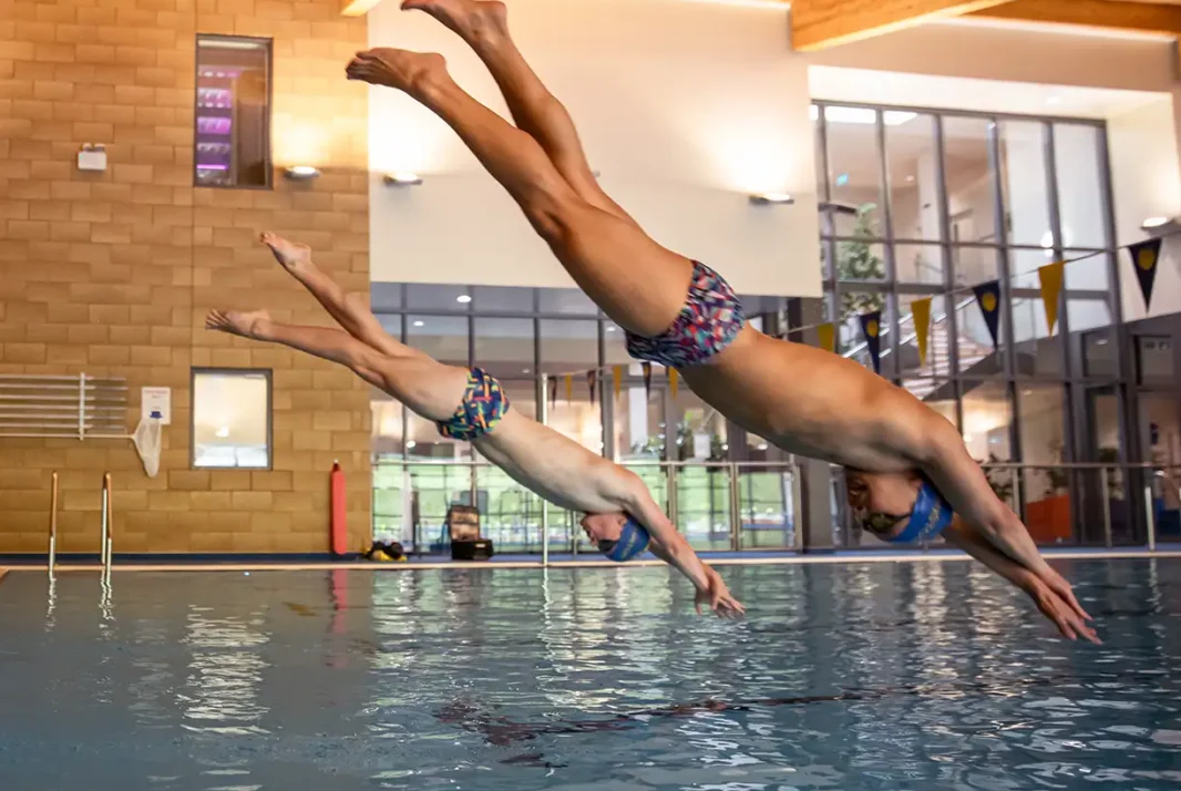 Swimming - two divers