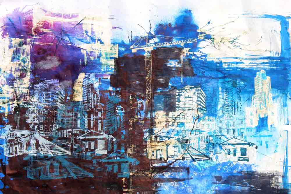 Bonnie D, GCSE Fine Art. Screen Printing & Painting