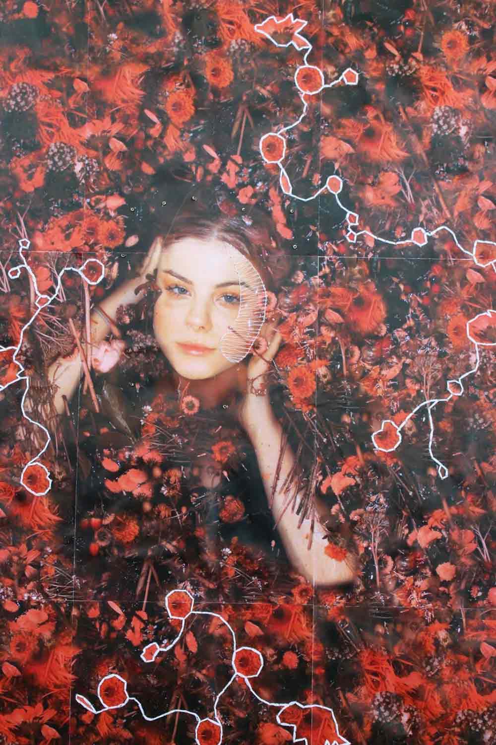 Henny J, A Level Fine Art. Photography with Textiles